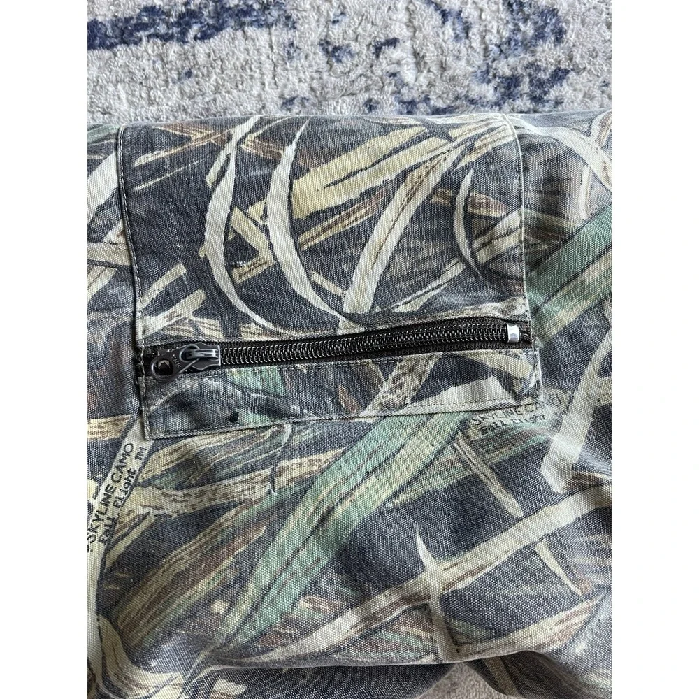 VTG 90's Cabela's Skyline Camo Zip Up Hunting Outdoor Jacket‎ Coat Sz 2XL REG